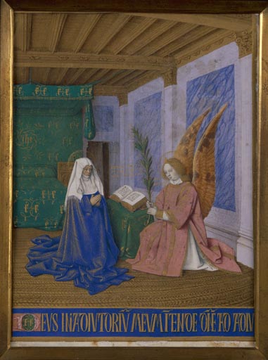Die zweite Verkuendigung an Maria od Jean Fouquet