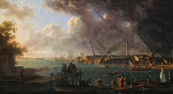 View of the Port of Lorient od Jean-Francois Hue