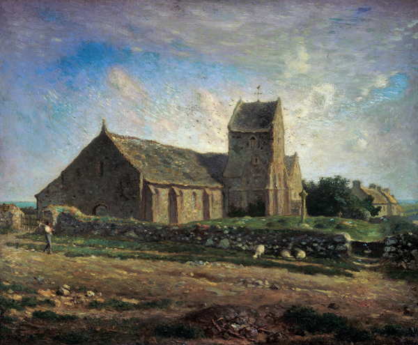 The Church at Greville od Jean-François Millet