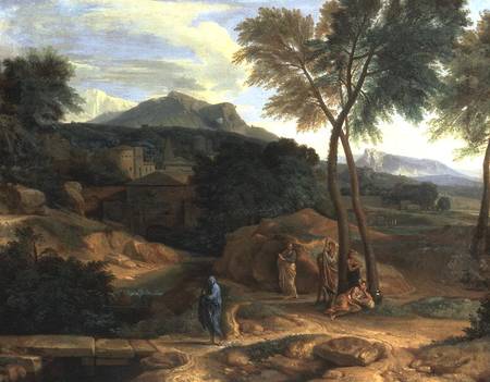 Landscape with Conopion Carrying the Ashes of Phocion od Jean-François Millet