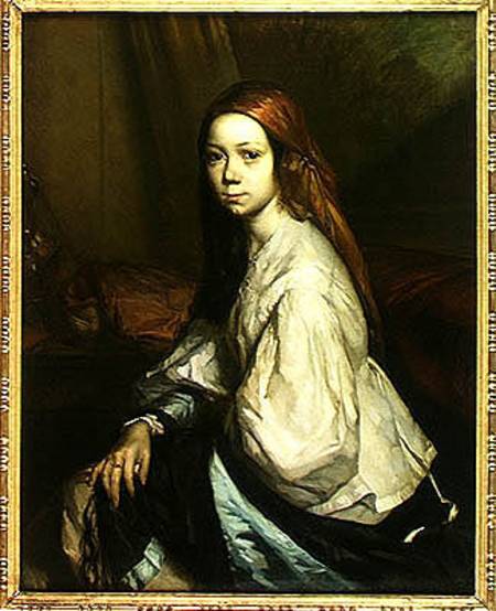 Portrait of Pauline Ono (d.1844) od Jean-François Millet