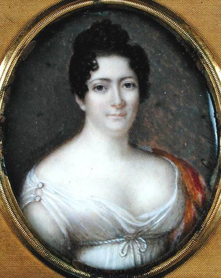 Mademoiselle Mars (1779-1847) od Jean Francois Strasbeaux