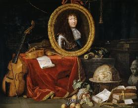 Allegory of Louis XIV, Protector of Arts and Sciences