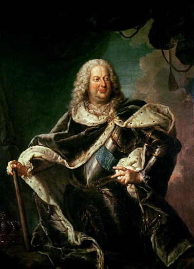 Stanislas Lesczinski (1677-1766) King of Poland od Jean Girardet