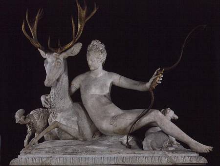 Diana mounted on a stag od Jean Goujon