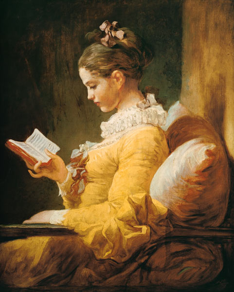 The reading od Jean Honoré Fragonard