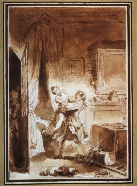 Fragonard / Les remuis od Jean Honoré Fragonard