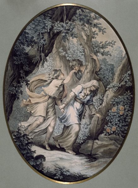 Fragonard / Paul et Virginie / 1788 od Jean Honoré Fragonard