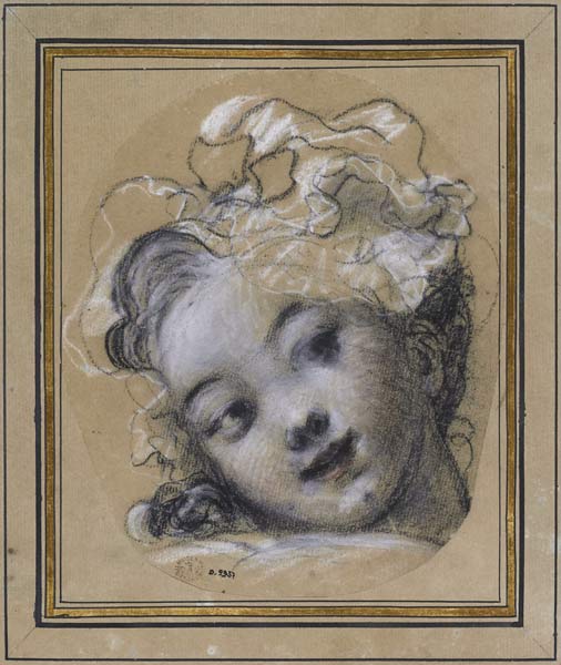 Girl with Bonnet od Jean Honoré Fragonard