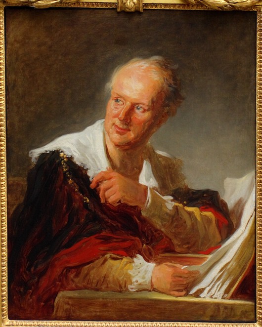 Portrait of Denis Diderot (1713–1784) od Jean Honoré Fragonard