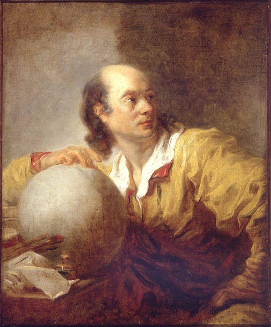 Portrait of Jérôme Lalande (1732-1807) od Jean Honoré Fragonard