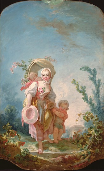 The Shepherdess, 1748-52 od Jean Honoré Fragonard