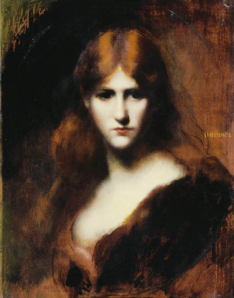 Portrait of a Woman od Jean-Jacques Henner