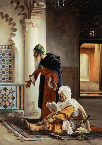 Arabs at Prayer od Jean Jules Antoine Lecomte du Nouey