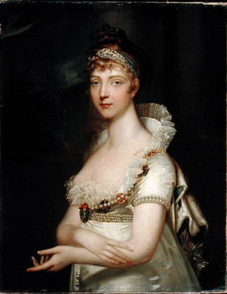 Empress Elizabeth Alexejevna (1779-1826) od Jean Laurent Mosnier