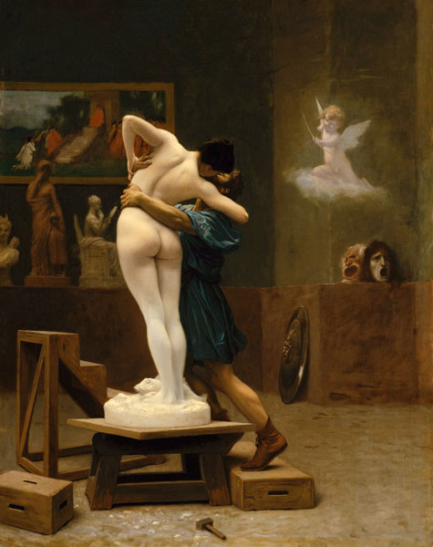 Pygmalion and Galatea od Jean-Léon Gérome