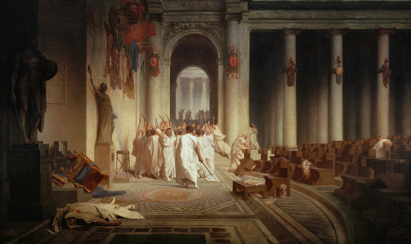 The Death of Caesar od Jean-Léon Gérome
