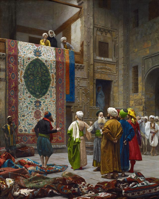 The Carpet Merchant od Jean-Léon Gérome