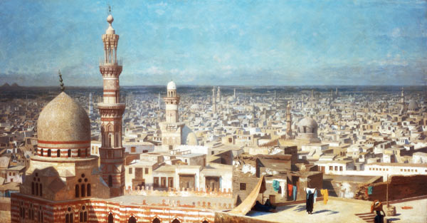 Look over Cairo. od Jean-Léon Gérome