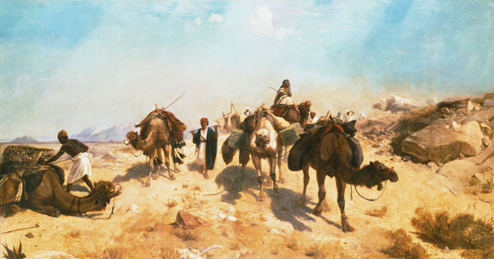 Crossing the Desert od Jean-Léon Gérome