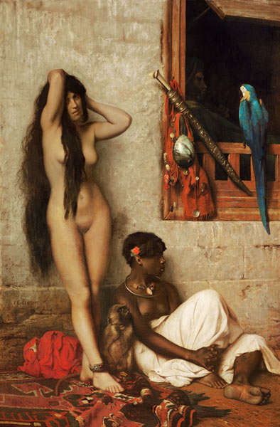 The Slave for Sale, 1873 (oil on canvas) od Jean-Léon Gérome