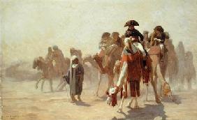General Bonaparte (1769-1821) with his Military Staff in Egypt