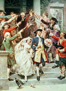 Here Comes the Bride, the Wedding of George and Martha Washington in 1759