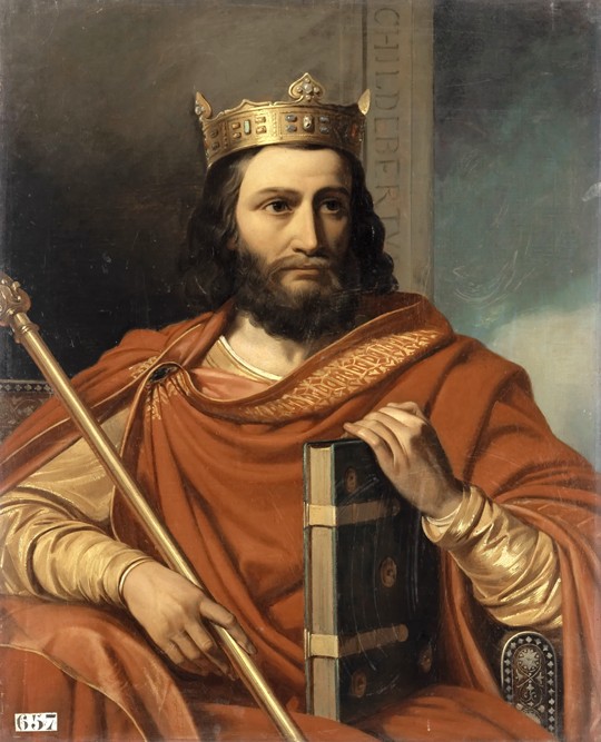 Childebert I, King of the Franks od Jean Louis Bezard