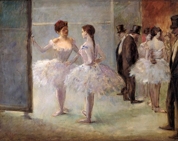 Dancers in the Wings at the Opera od Jean Louis Forain