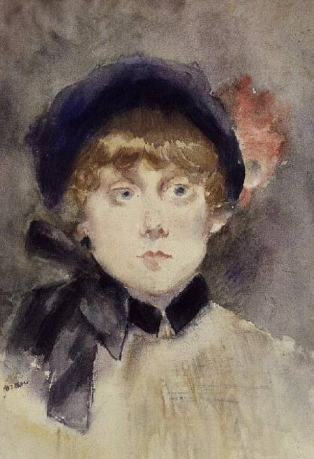 Young Woman in a Blue Hat od Jean Louis Forain