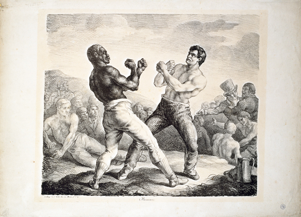 Boxeurs / Faustkämpfer od Jean Louis Théodore Géricault