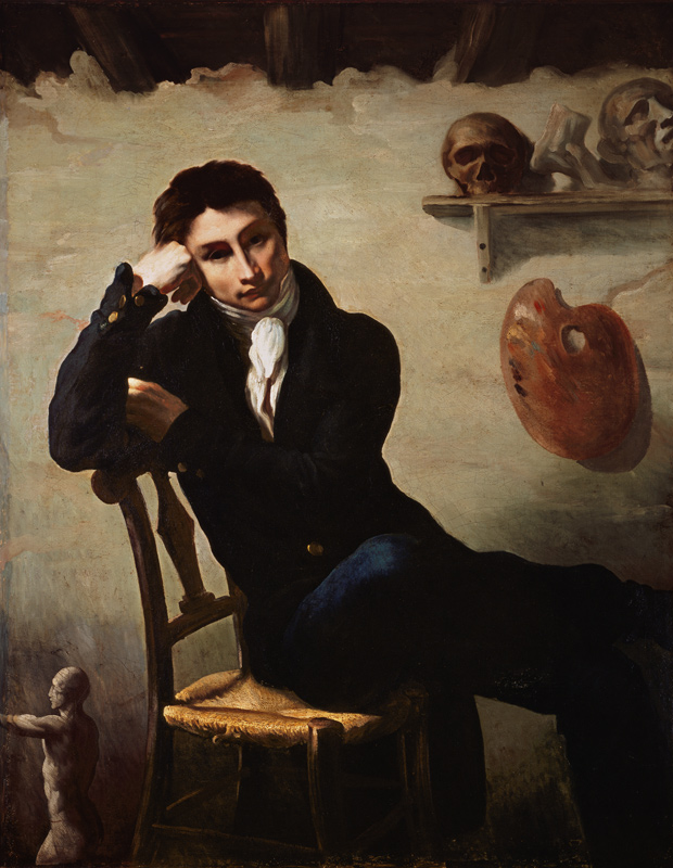 Portrait of an Artist in his Studio od Jean Louis Théodore Géricault