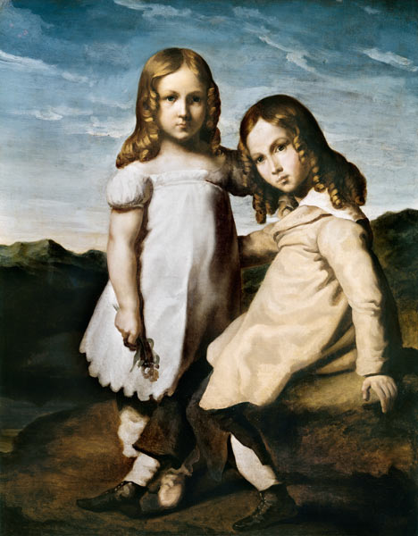 Alfred Dedreux (1810-60) as a Child with his Sister, Elise od Jean Louis Théodore Géricault