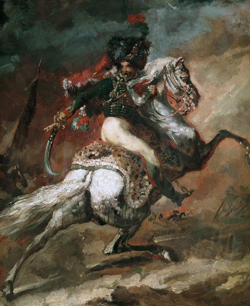 Mounted Officer od Jean Louis Théodore Géricault