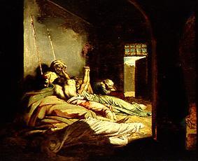 Plague scene (scene from the Greek independence war) od Jean Louis Théodore Géricault