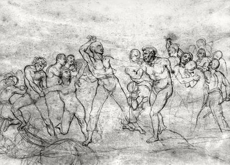 The Slave trade od Jean Louis Théodore Géricault