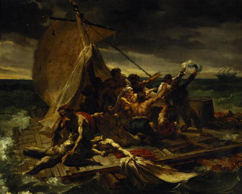 Study for The Raft of the Medusa (oil on canvas) od Jean Louis Théodore Géricault