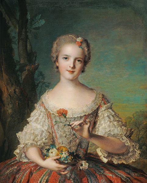 Portrait of Madame Louise de France (1737-87) at Fontevrault od Jean Marc Nattier