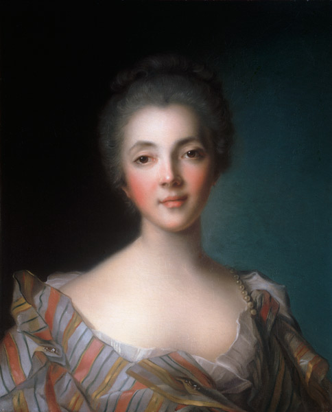 Portrait of Madame Dupin (1706-95) od Jean Marc Nattier