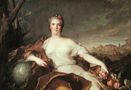 Madame Louise-Elisabeth de France (1727-59) Duchess of Parma, Symbolising Earth od Jean Marc Nattier