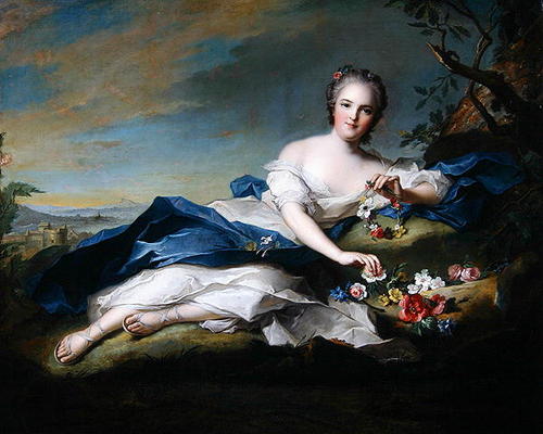 Portrait of Henriette de France, c.1742 (oil on canvas) od Jean Marc Nattier