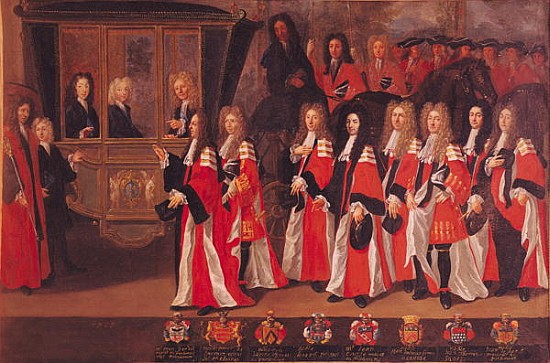 The Entry of Louis of France (1682-1712) Duke of Burgundy and Charles (1686-1714) Duke of Berry into od Jean Michel