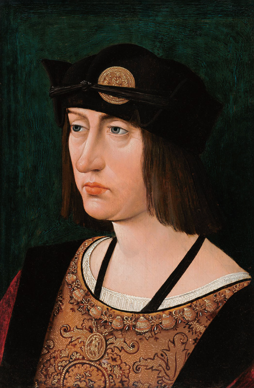 Portrait of Louis XII, King of France (1498-1515) od Jean Perreal