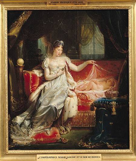 Empress Marie-Louise (1791-1847) and the King of Rome od Jean-Pierre Franque