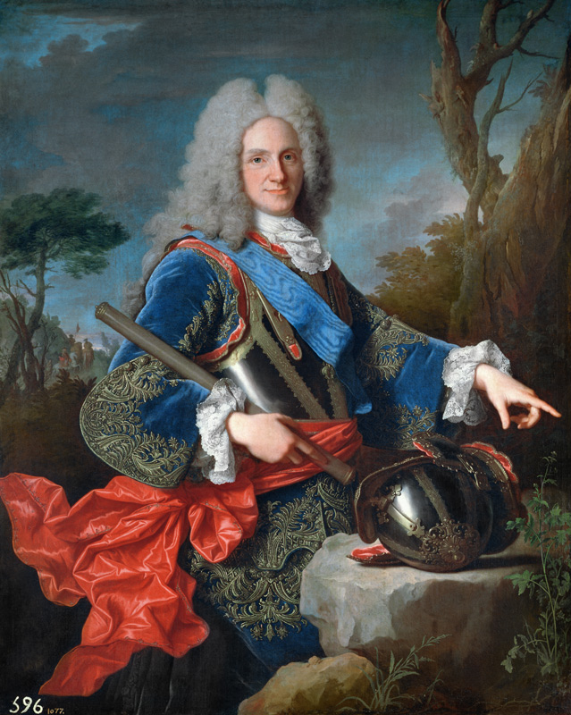 Portrait of Philip V (1683-1746) od Jean Ranc