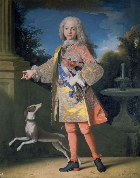 Portrait of Ferdinand of Bourbon od Jean Ranc