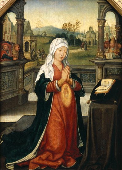 St.Anne Conceiving the Virgin od Jean the Elder Bellegambe