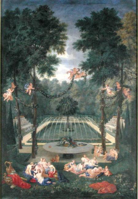 Groves of Versailles, view of the Marais with Venus and Echo od Jean the Younger Cotelle
