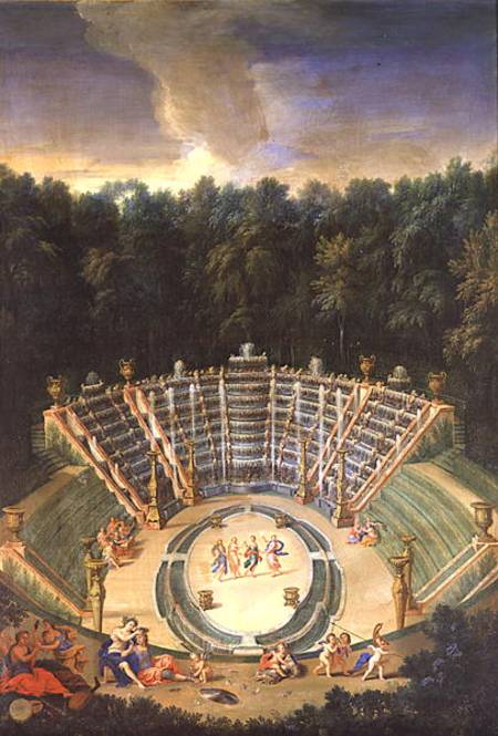 View of the Salle de Bal with a Performance of 'Rinaldo and Armida' od Jean the Younger Cotelle