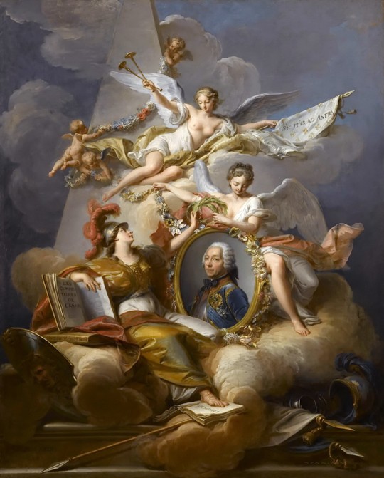 Charles Louis Auguste Fouquet, duc de Belle-Isle (1684-1761) od Jean Valade